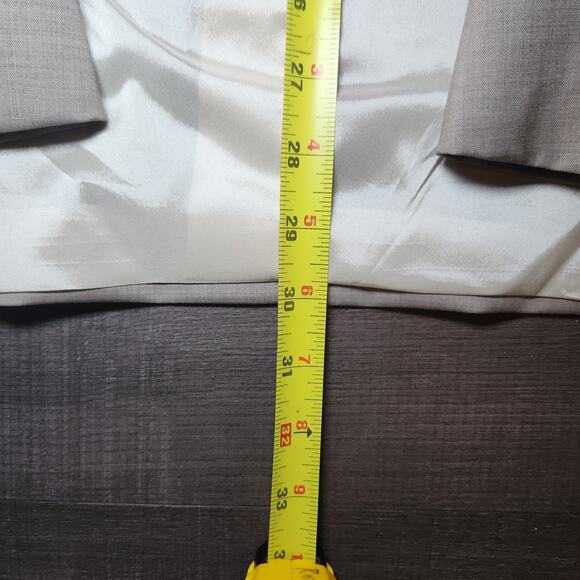 HUGO BOSS Mens Sport Coat Blazer 40R Solid Gray Marzotto Wool Two Button Notch - Picture 16 of 16